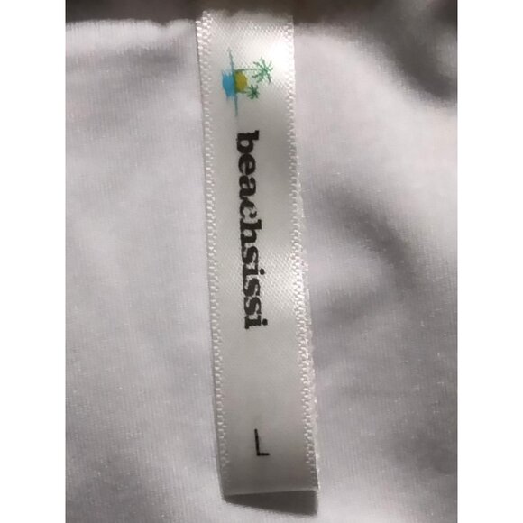 Beachsissi Tankini 2 Piece Swimwear Twist Front High Waisted Size Large - Picture 9 of 10